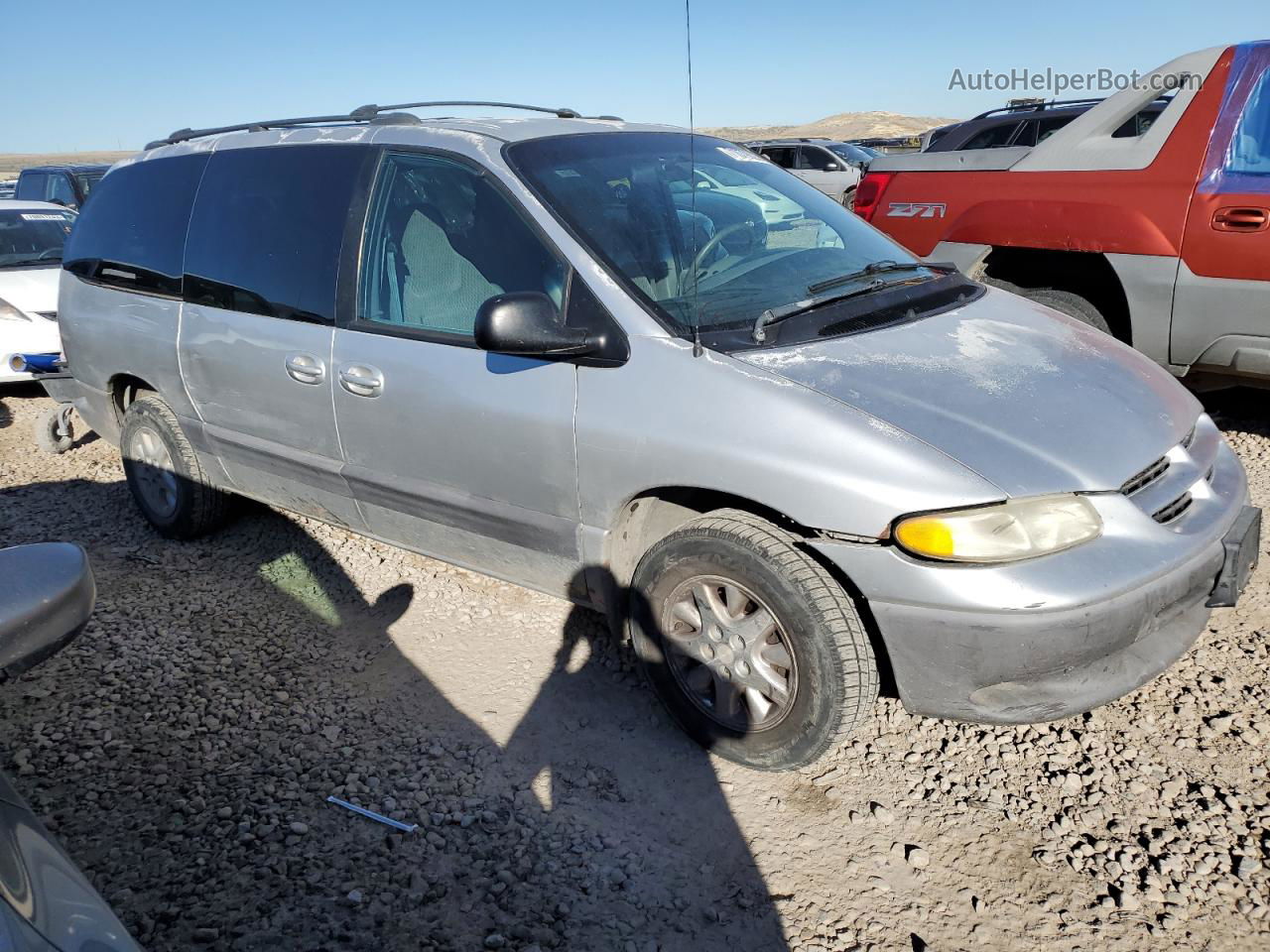 2000 Dodge Grand Caravan Se Gray vin: 2B4GP44G2YR633476