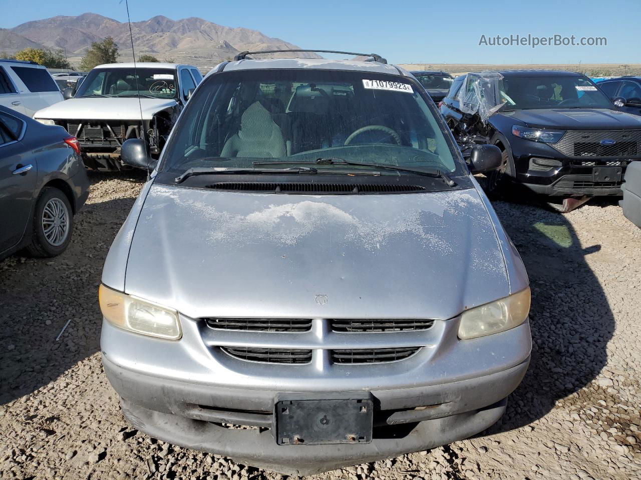 2000 Dodge Grand Caravan Se Gray vin: 2B4GP44G2YR633476