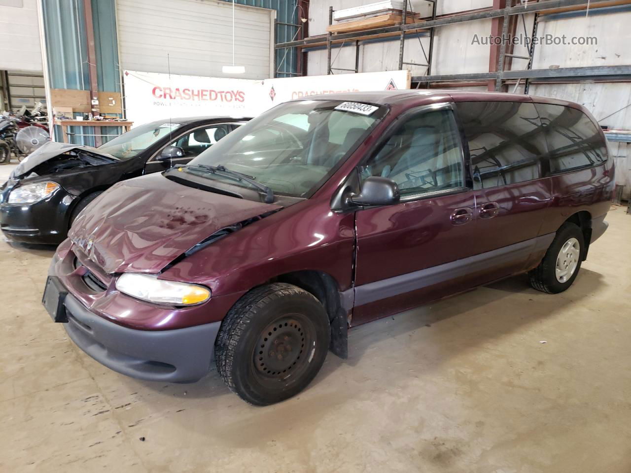 2000 Dodge Grand Caravan Se Purple vin: 2B4GP44G4YR755532