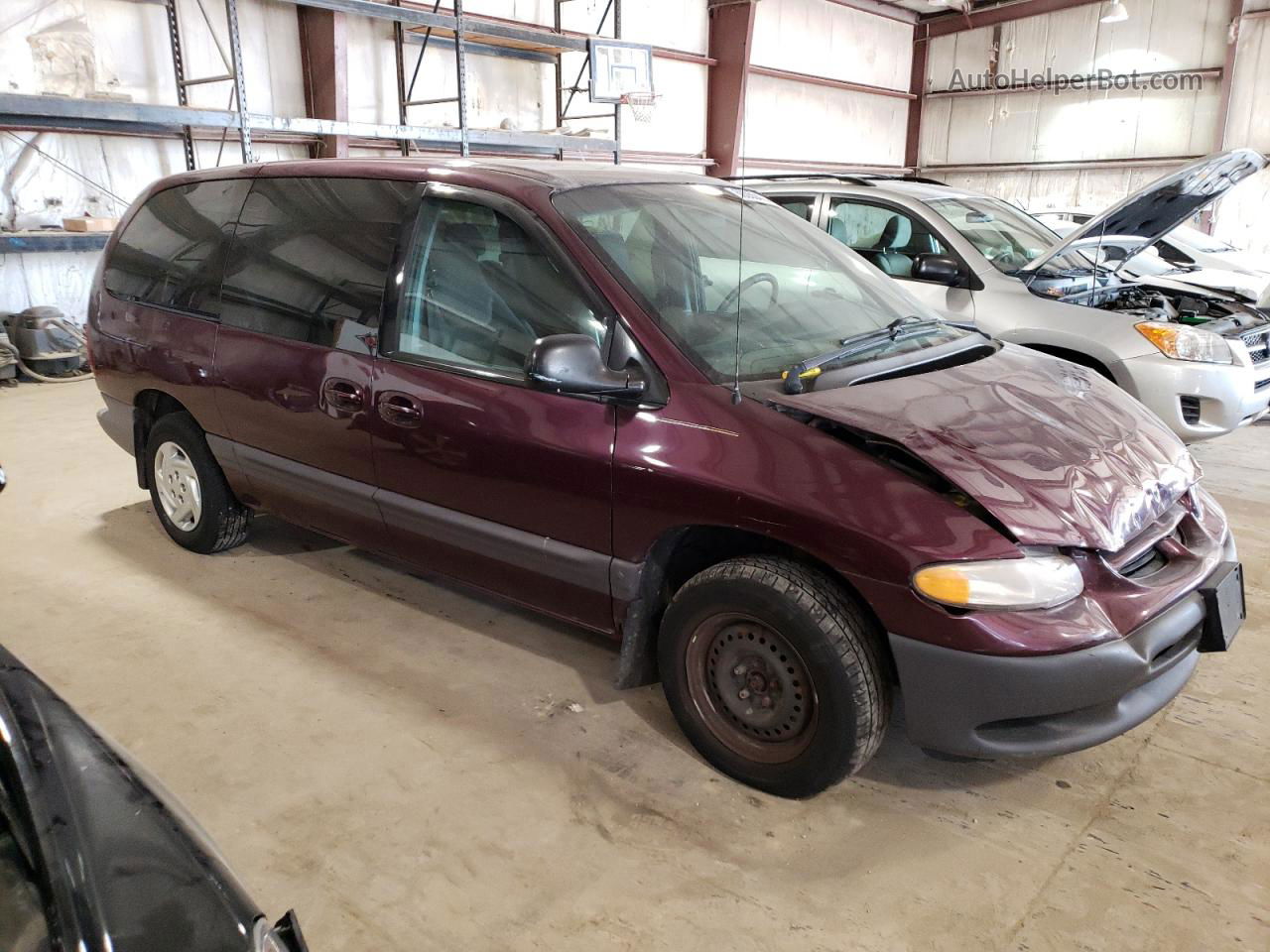 2000 Dodge Grand Caravan Se Purple vin: 2B4GP44G4YR755532