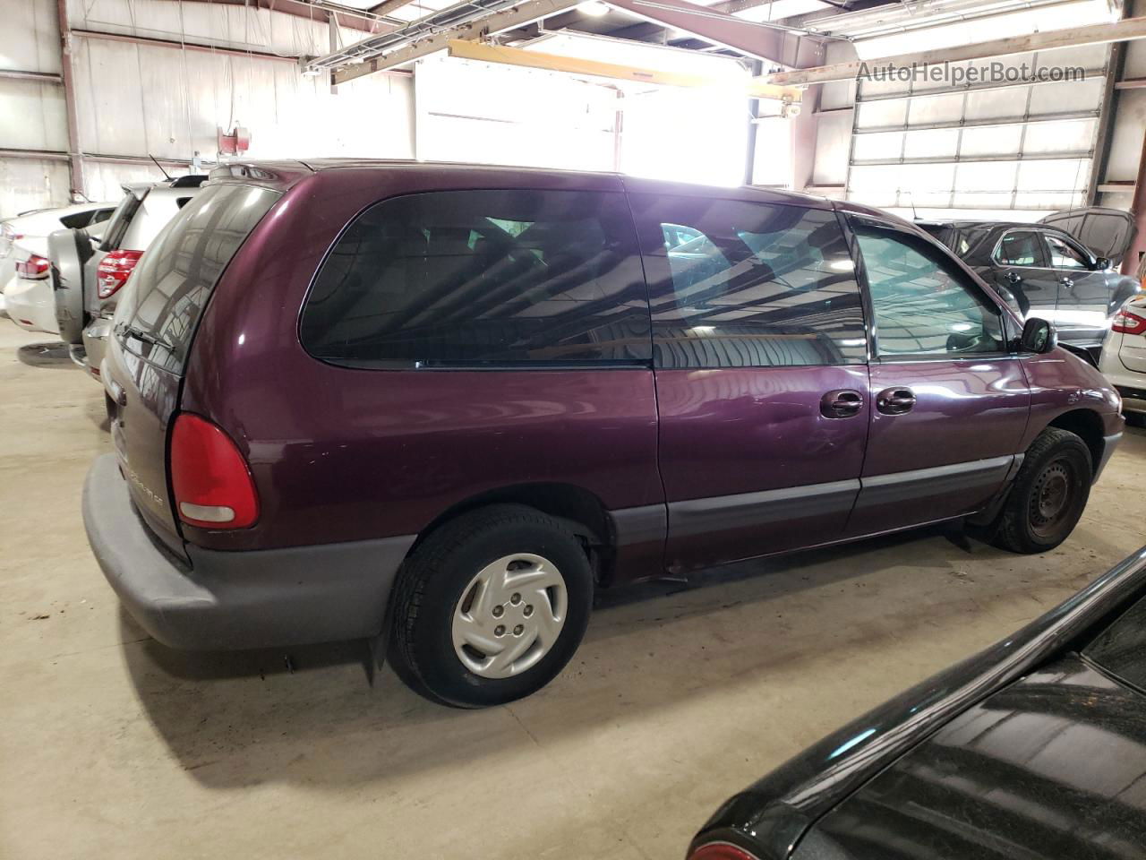 2000 Dodge Grand Caravan Se Purple vin: 2B4GP44G4YR755532