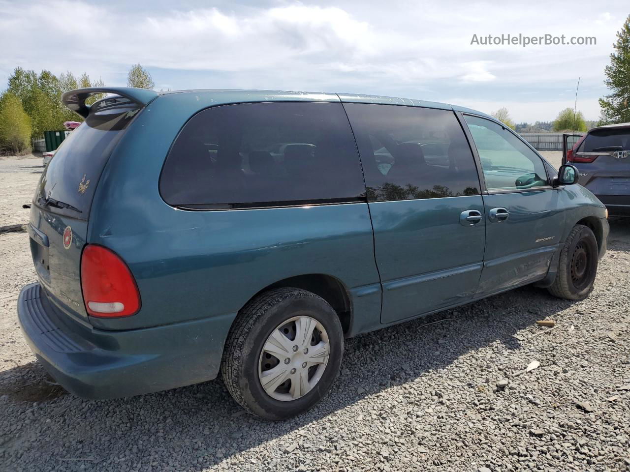 2000 Dodge Grand Caravan Se Green vin: 2B4GP44G5YR705187