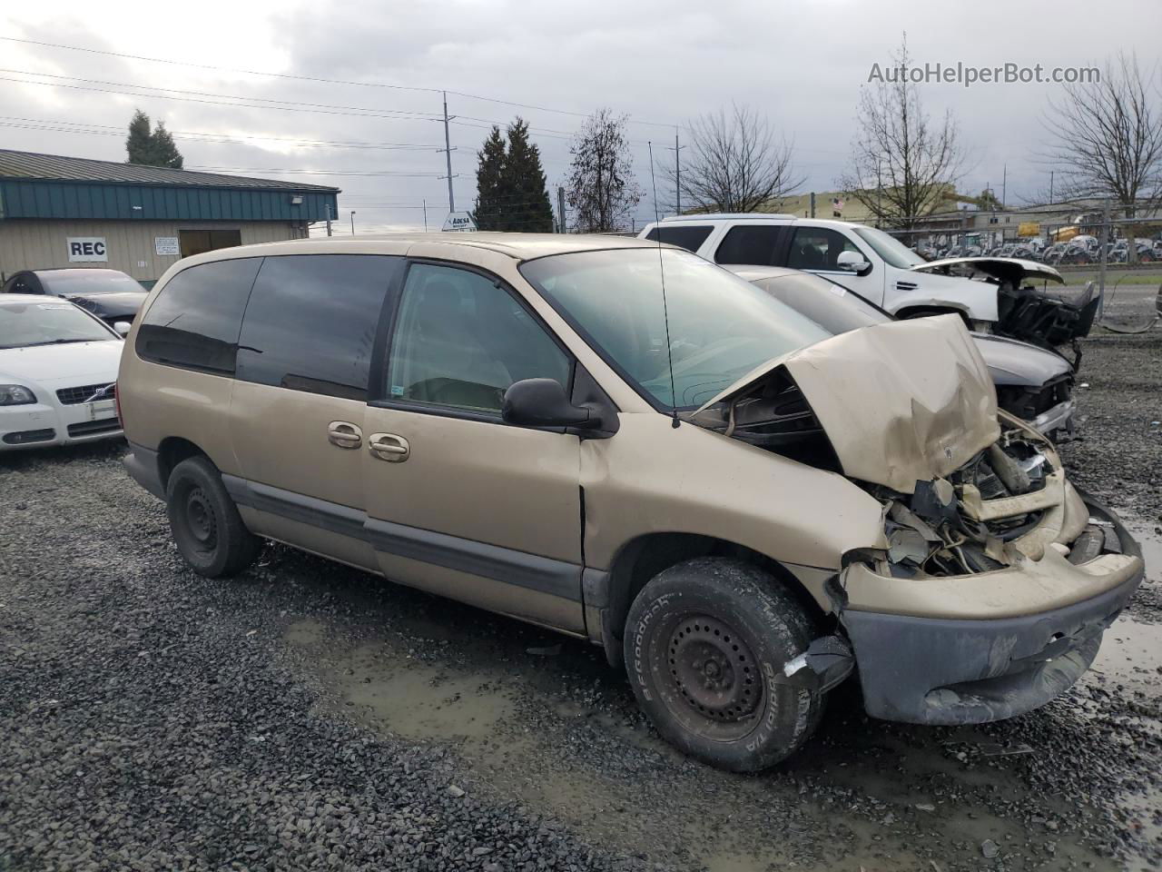 2000 Dodge Grand Caravan Se Бежевый vin: 2B4GP44G7YR662407