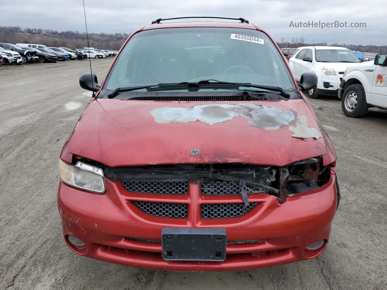 2000 Dodge Grand Caravan Se Red vin: 2B4GP44GXYR592854