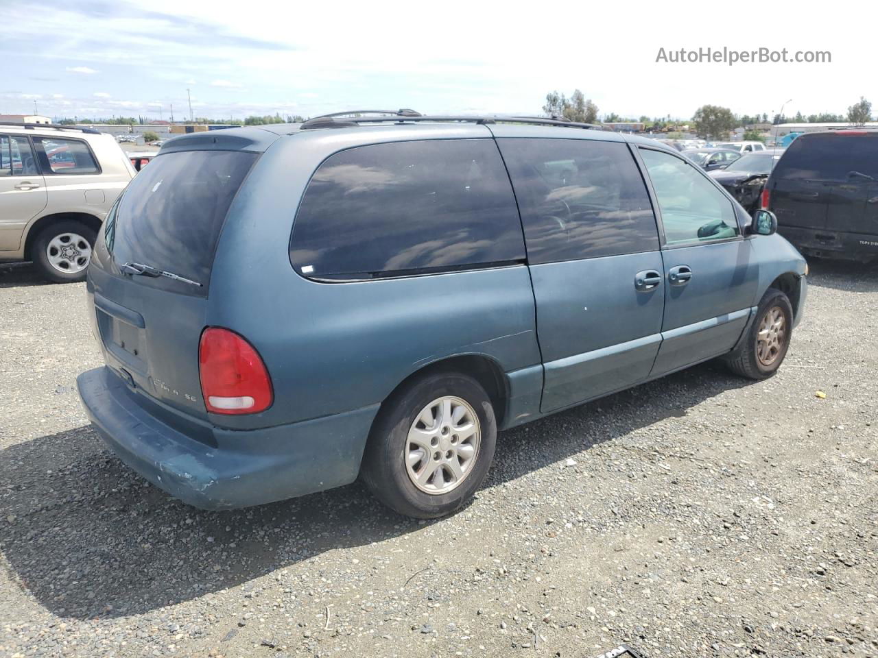 2000 Dodge Grand Caravan Se Teal vin: 2B4GP44R6YR628587