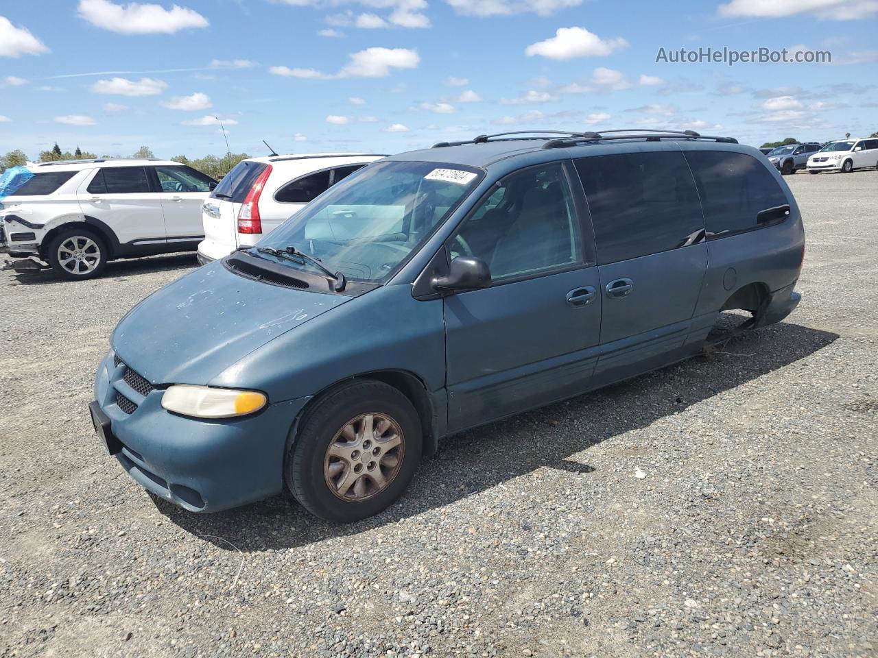 2000 Dodge Grand Caravan Se Teal vin: 2B4GP44R6YR628587