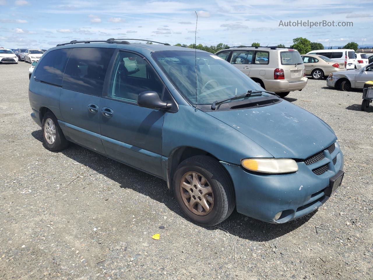 2000 Dodge Grand Caravan Se Teal vin: 2B4GP44R6YR628587