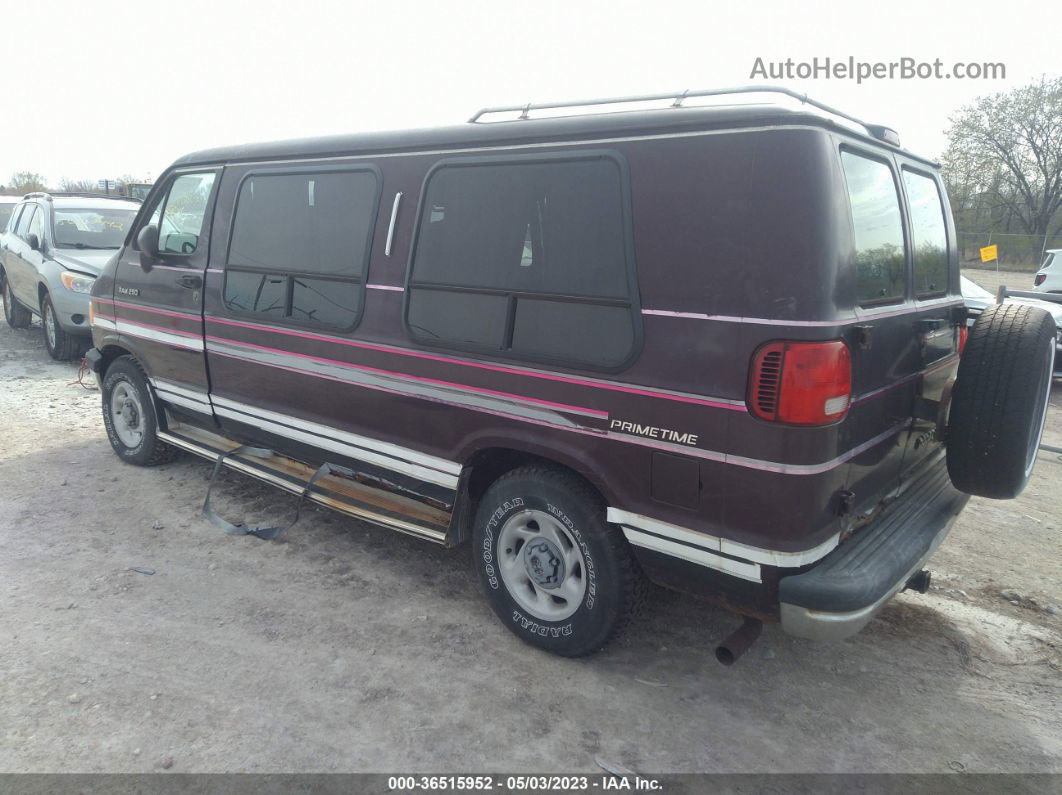 1994 Dodge Ram Van B250 Burgundy vin: 2B6HB21Y1RK579268