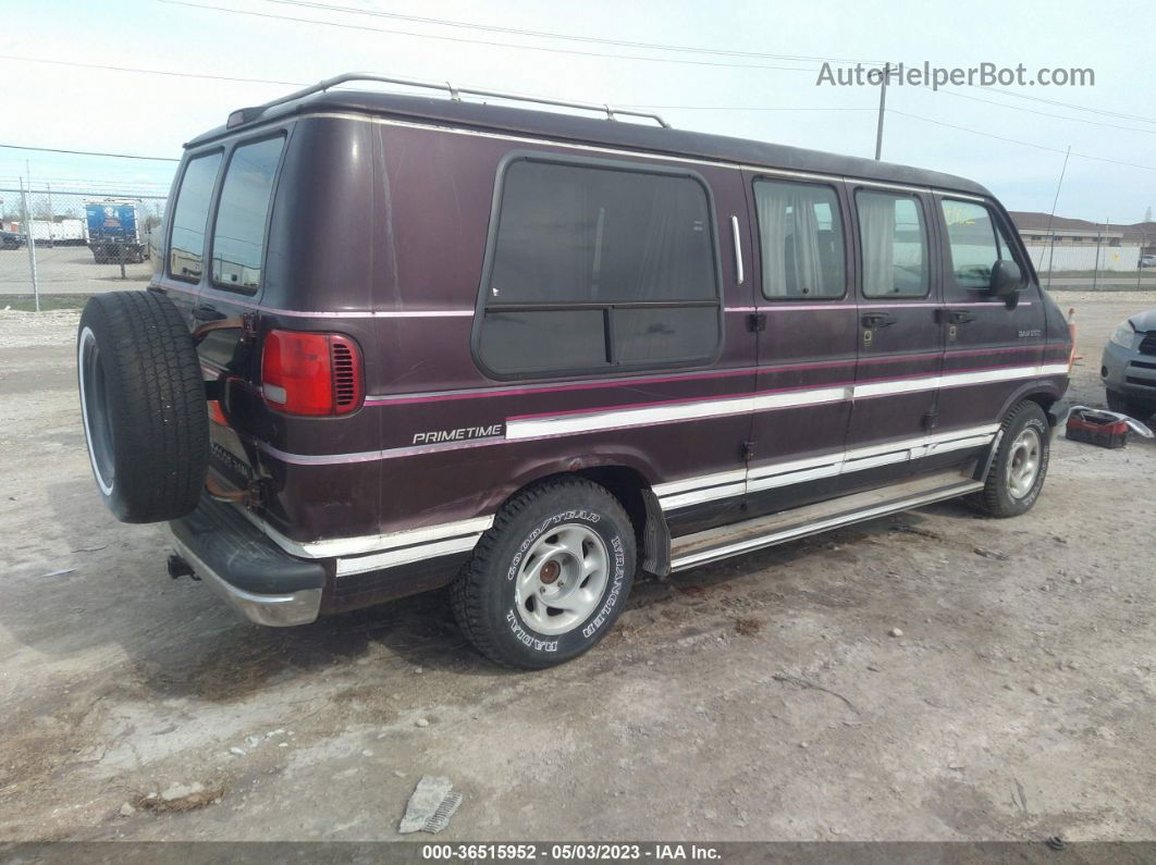 1994 Dodge Ram Van B250 Burgundy vin: 2B6HB21Y1RK579268