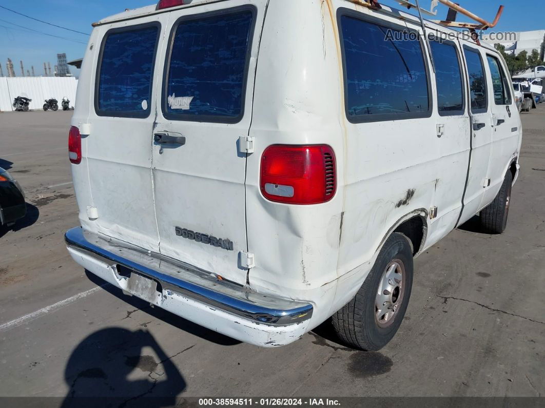 1994 Dodge Ram Van B250 White vin: 2B7HB21X6RK570407