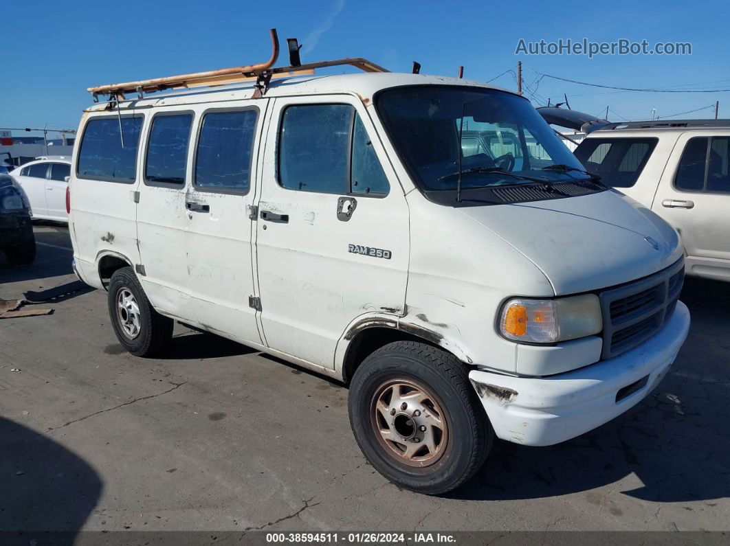 1994 Dodge Ram Van B250 White vin: 2B7HB21X6RK570407