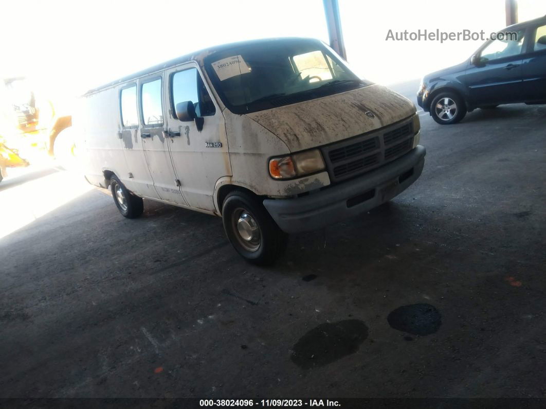 1994 Dodge Ram Van B250 White vin: 2B7HB21Y6RK161736