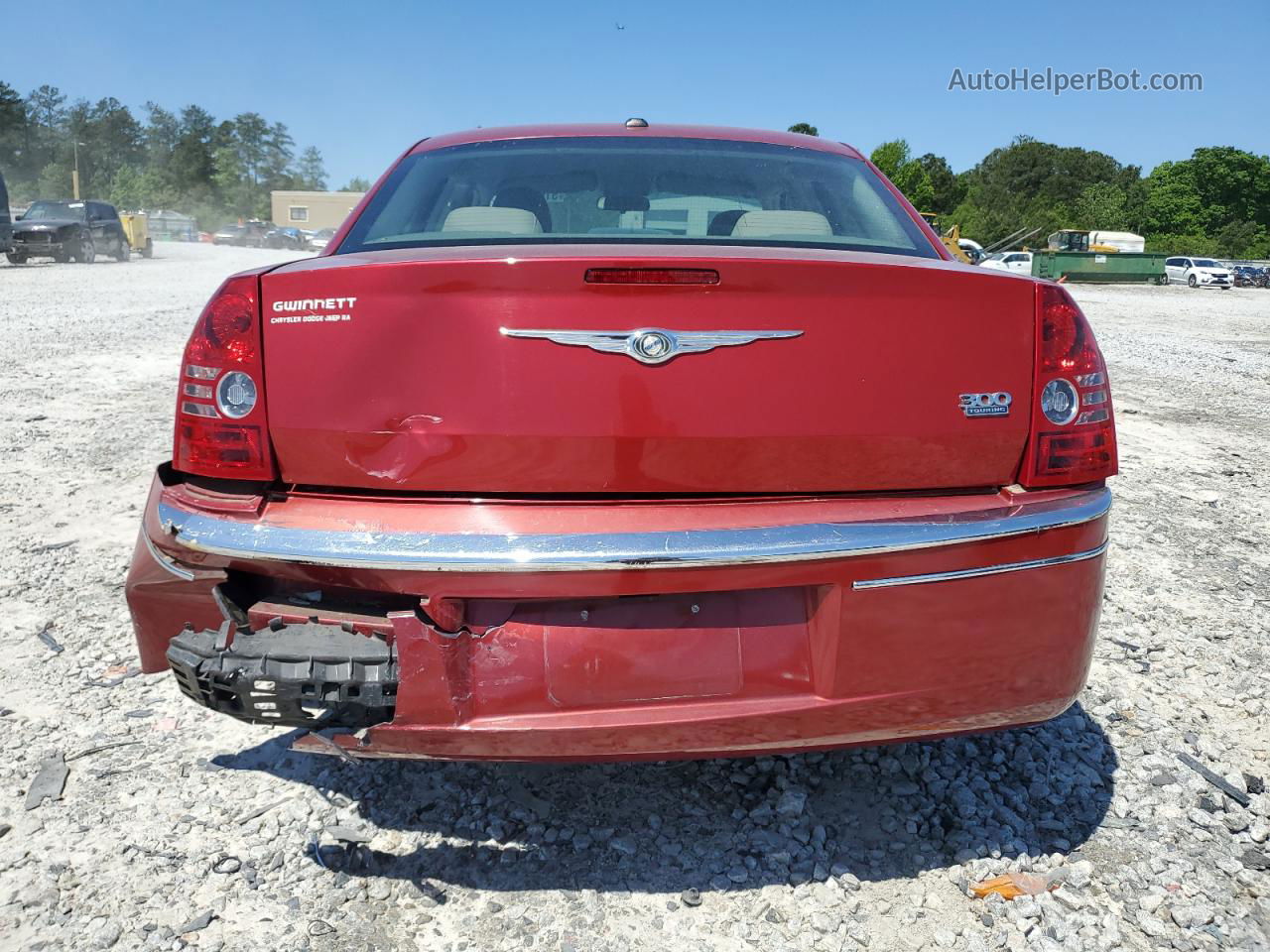 2010 Chrysler 300 Touring Red vin: 2C3CA1CV0AH273268