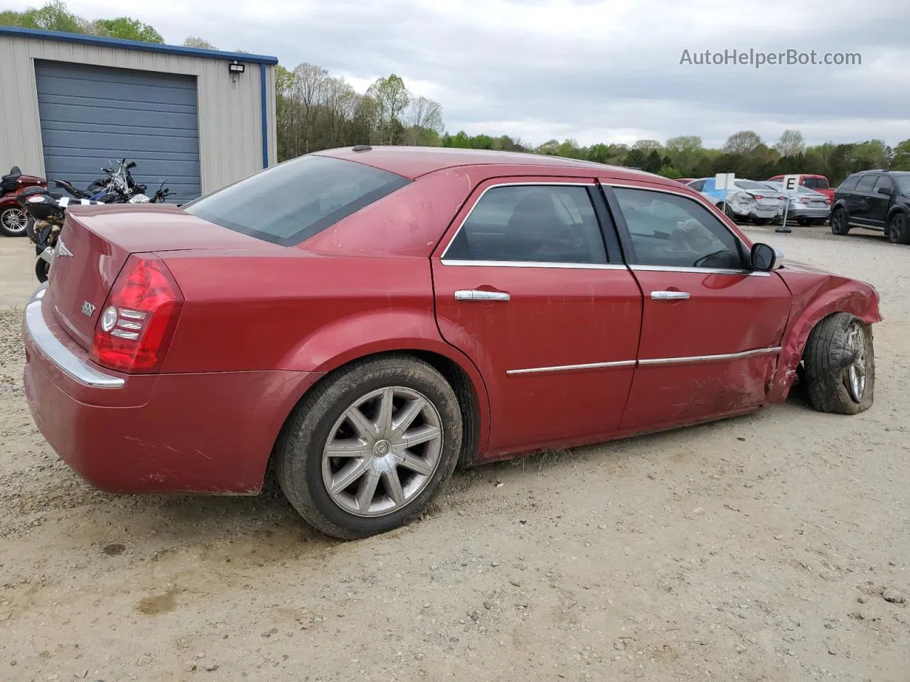 2010 Chrysler 300 Limited Red vin: 2C3CA3CV3AH123179