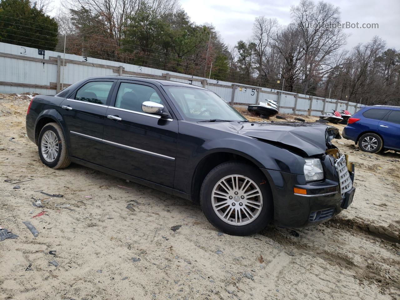 2010 Chrysler 300 Touring Black vin: 2C3CA4CD3AH215504