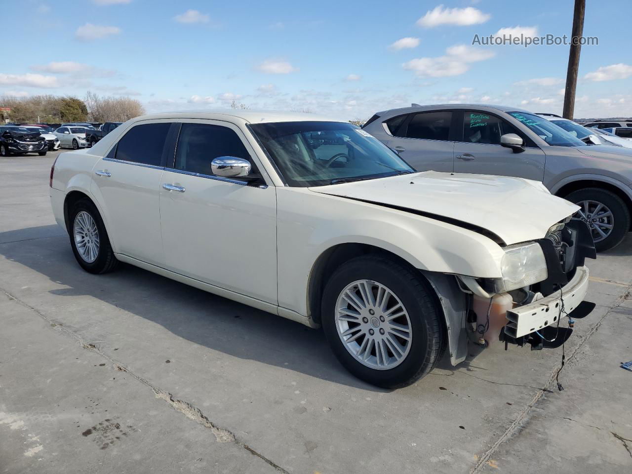 2010 Chrysler 300 Touring Белый vin: 2C3CA4CD6AH149904