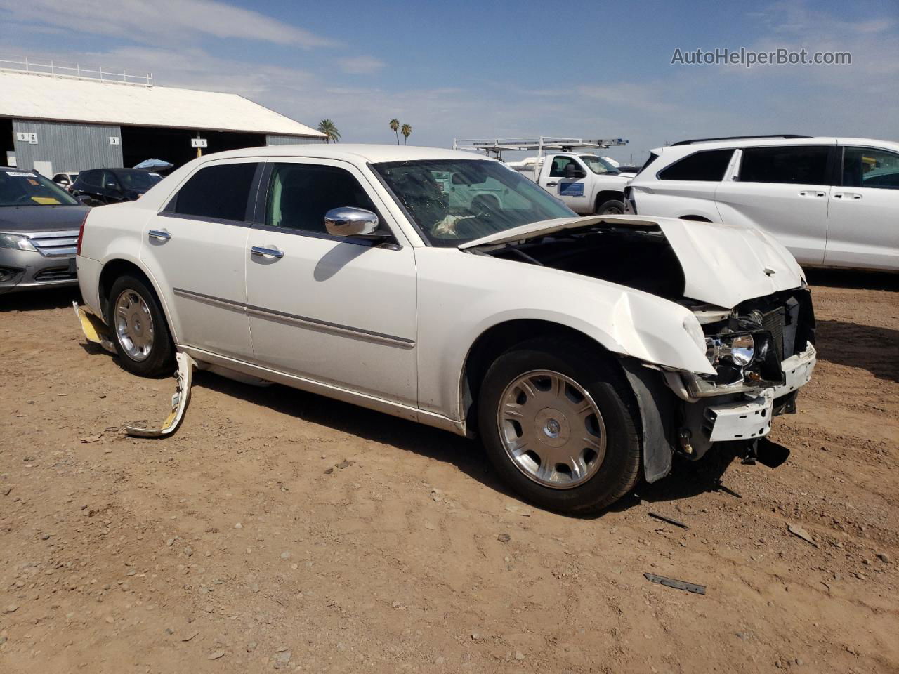 2010 Chrysler 300 Touring White vin: 2C3CA4CDXAH199088