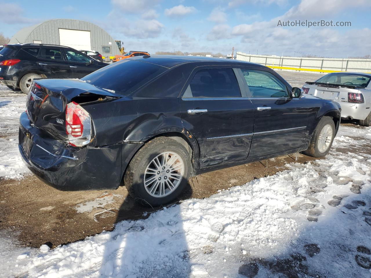 2010 Chrysler 300 Touring Black vin: 2C3CA5CV0AH206547