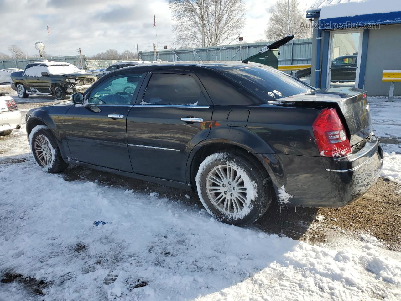 2010 Chrysler 300 Touring Black vin: 2C3CA5CV0AH206547