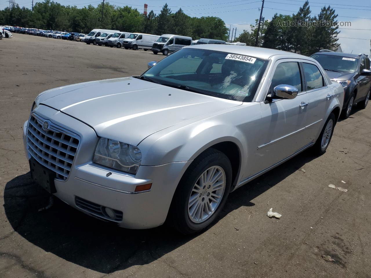 2010 Chrysler 300 Touring Silver vin: 2C3CA5CV0AH241315