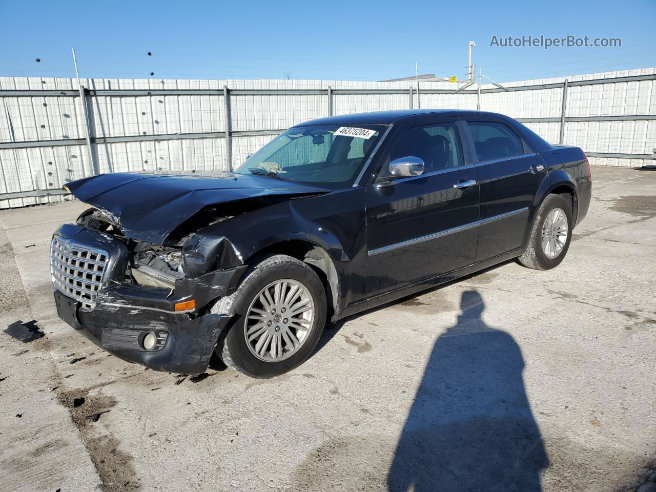 2010 Chrysler 300 Touring Black vin: 2C3CA5CV1AH105033