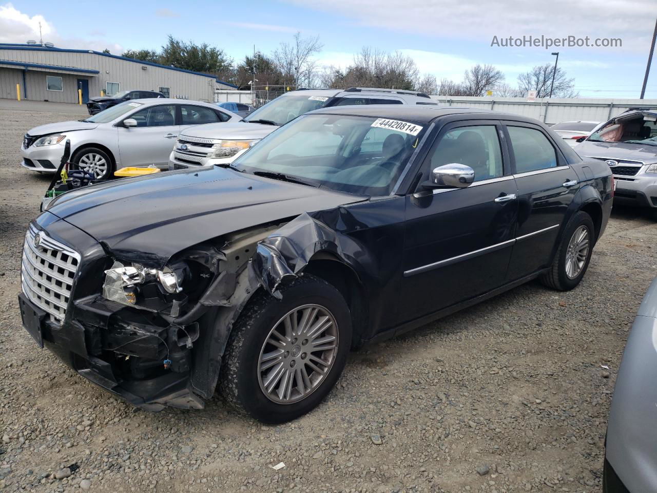 2010 Chrysler 300 Touring Black vin: 2C3CA5CV1AH235782