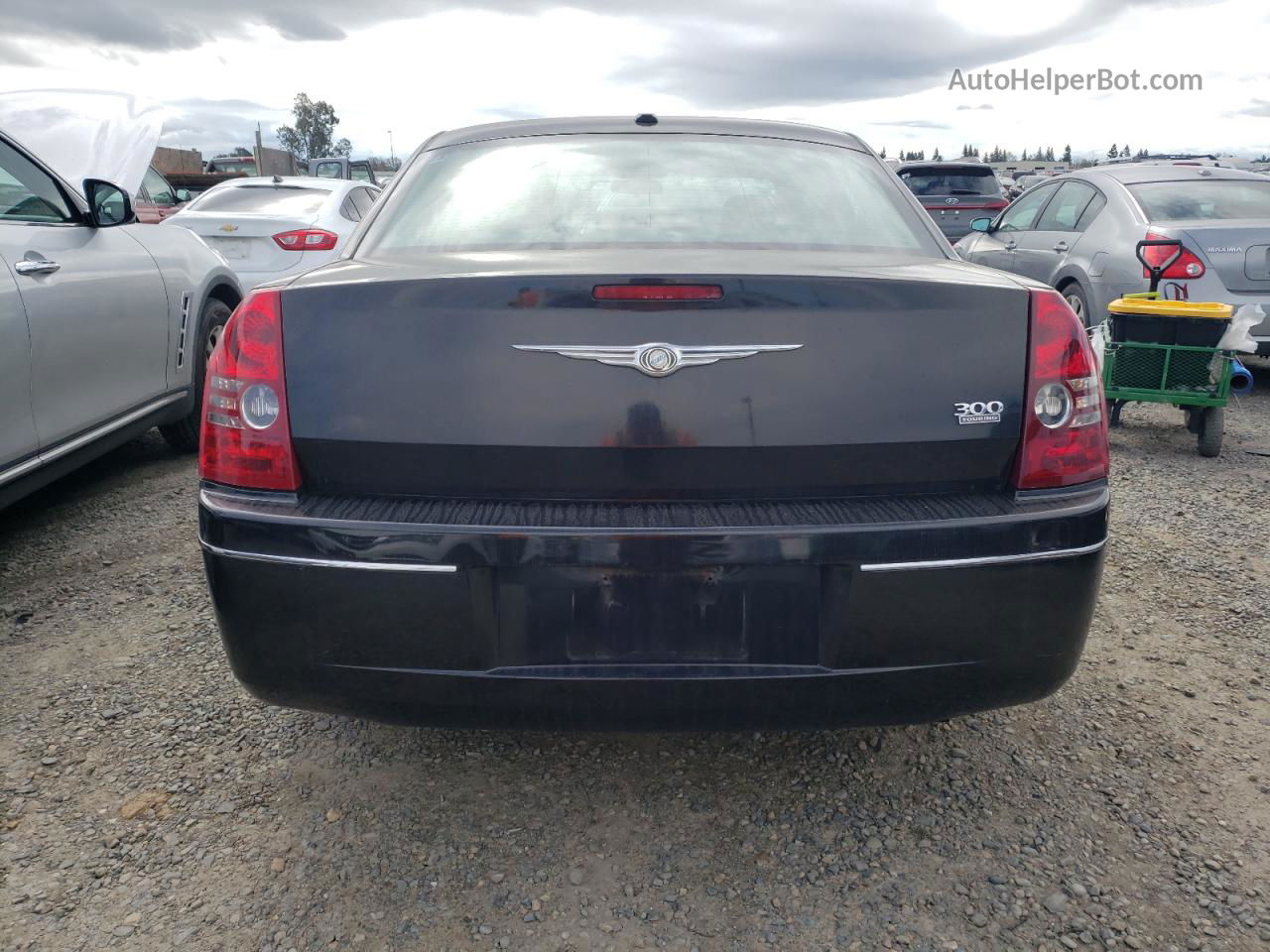 2010 Chrysler 300 Touring Черный vin: 2C3CA5CV1AH235782