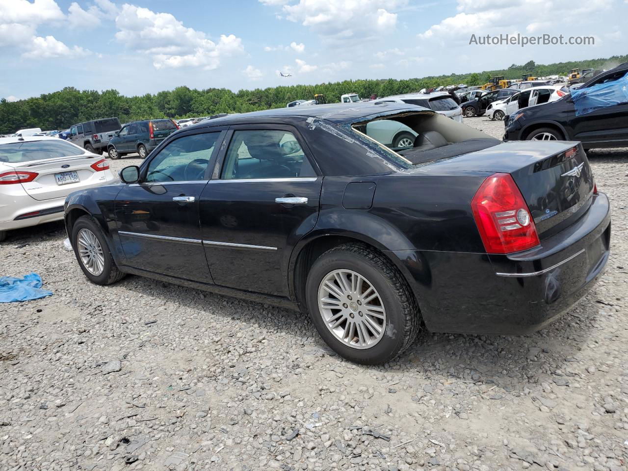 2010 Chrysler 300 Touring Black vin: 2C3CA5CV1AH246555