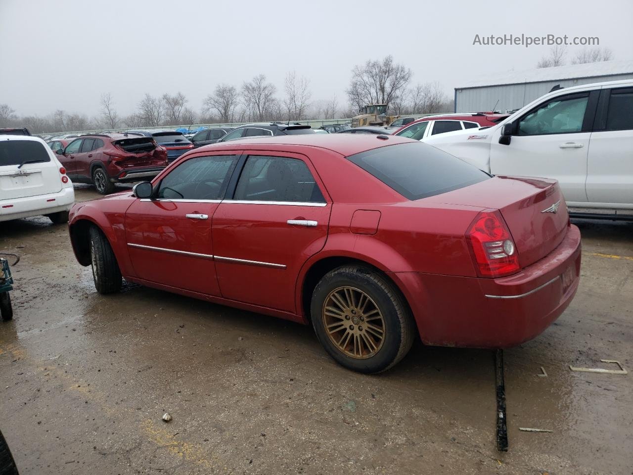2010 Chrysler 300 Touring Red vin: 2C3CA5CV1AH326874