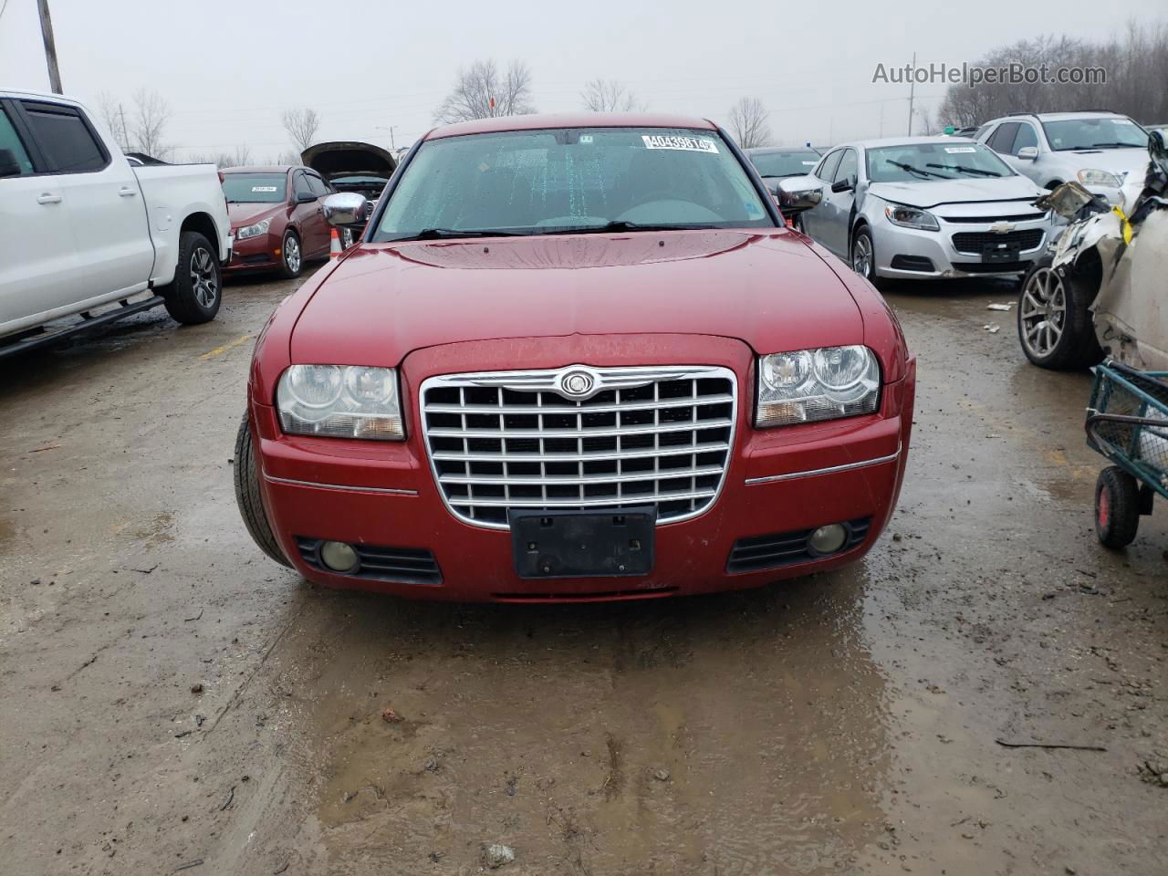 2010 Chrysler 300 Touring Red vin: 2C3CA5CV1AH326874