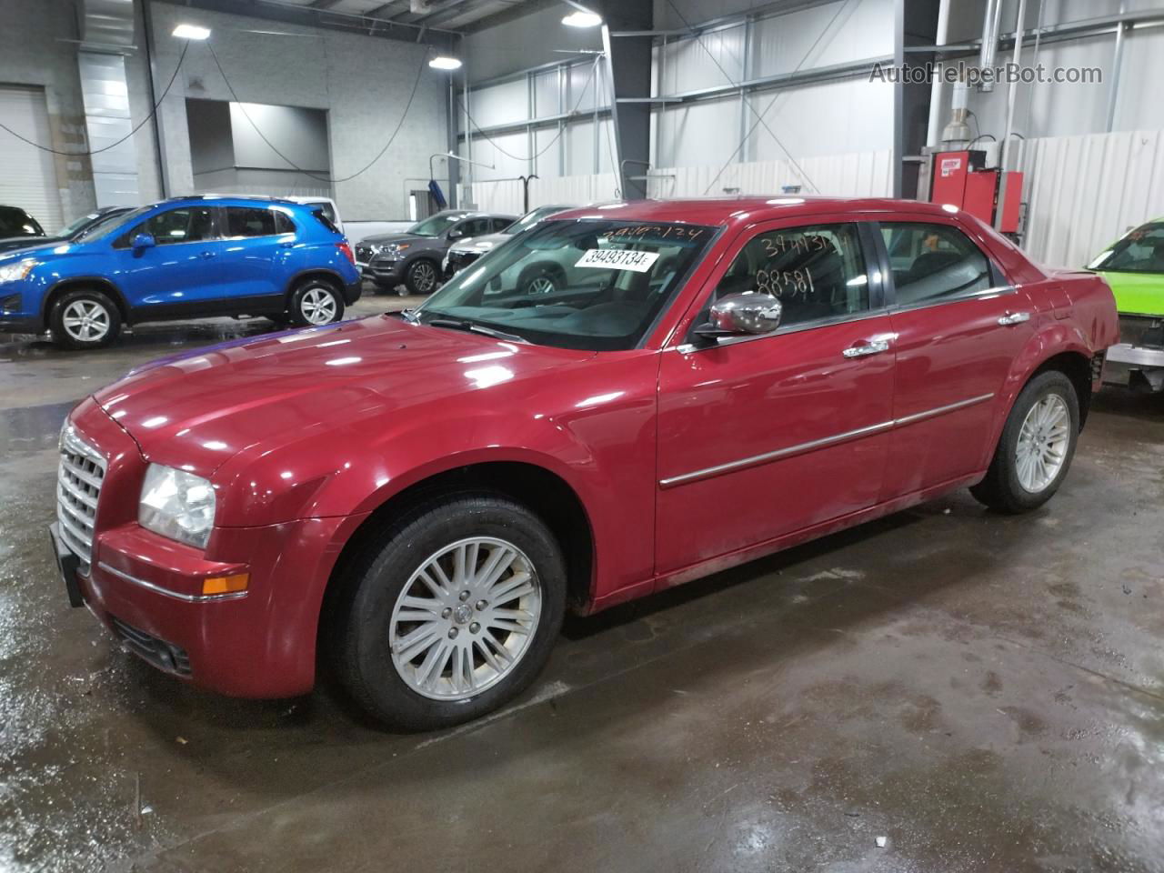 2010 Chrysler 300 Touring Maroon vin: 2C3CA5CV2AH191632