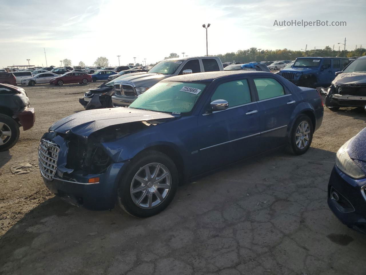 2010 Chrysler 300 Touring Blue vin: 2C3CA5CV2AH211331