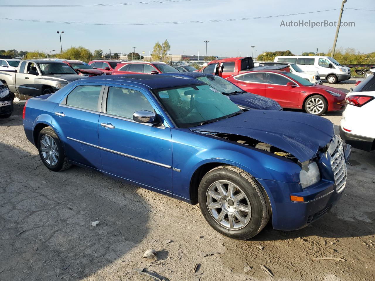 2010 Chrysler 300 Touring Blue vin: 2C3CA5CV2AH211331