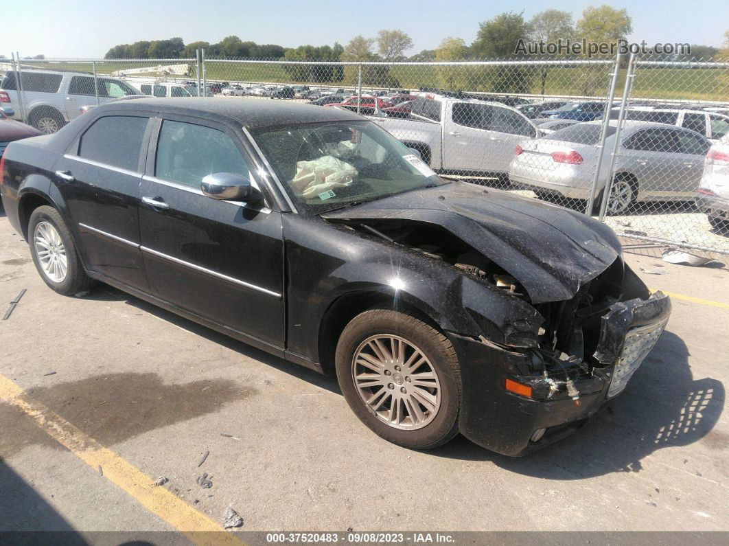 2010 Chrysler 300 Touring Black vin: 2C3CA5CV2AH297515