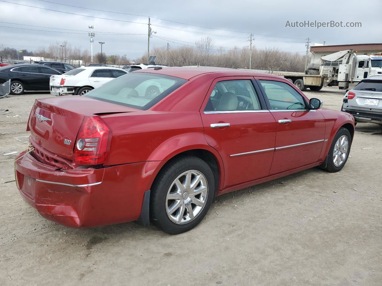 2010 Chrysler 300 Touring Red vin: 2C3CA5CV2AH328925