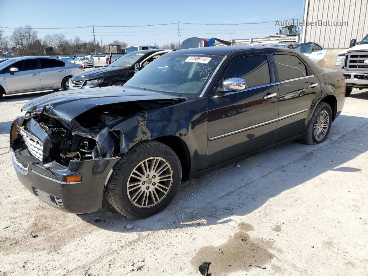 2010 Chrysler 300 Touring Black vin: 2C3CA5CV3AH201312