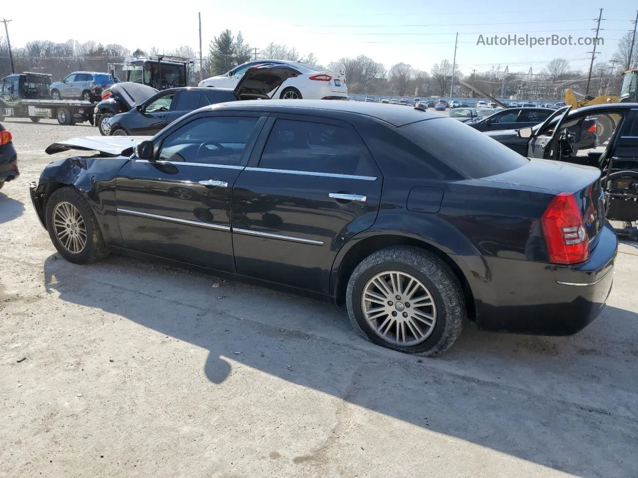 2010 Chrysler 300 Touring Black vin: 2C3CA5CV3AH201312