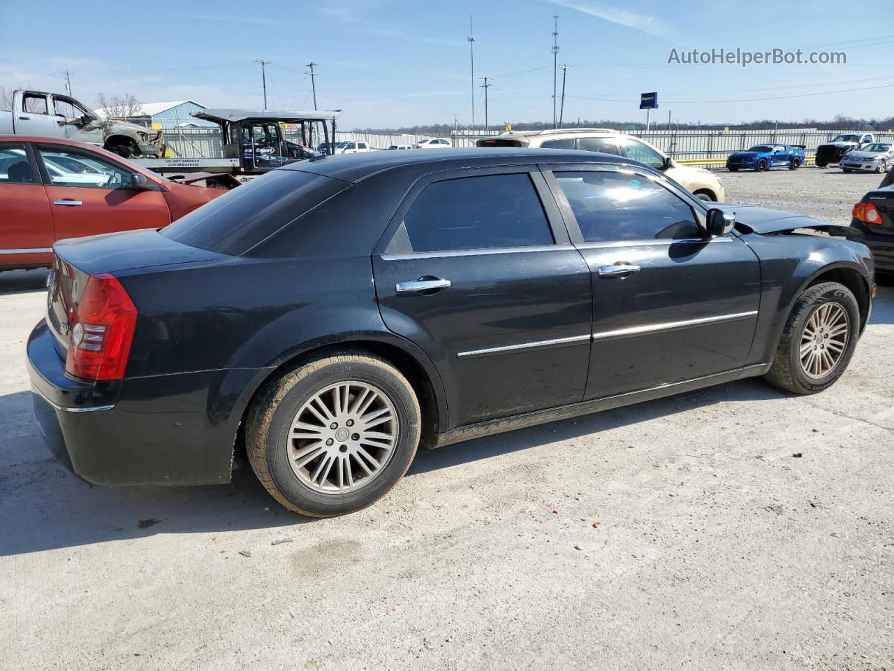 2010 Chrysler 300 Touring Черный vin: 2C3CA5CV3AH201312