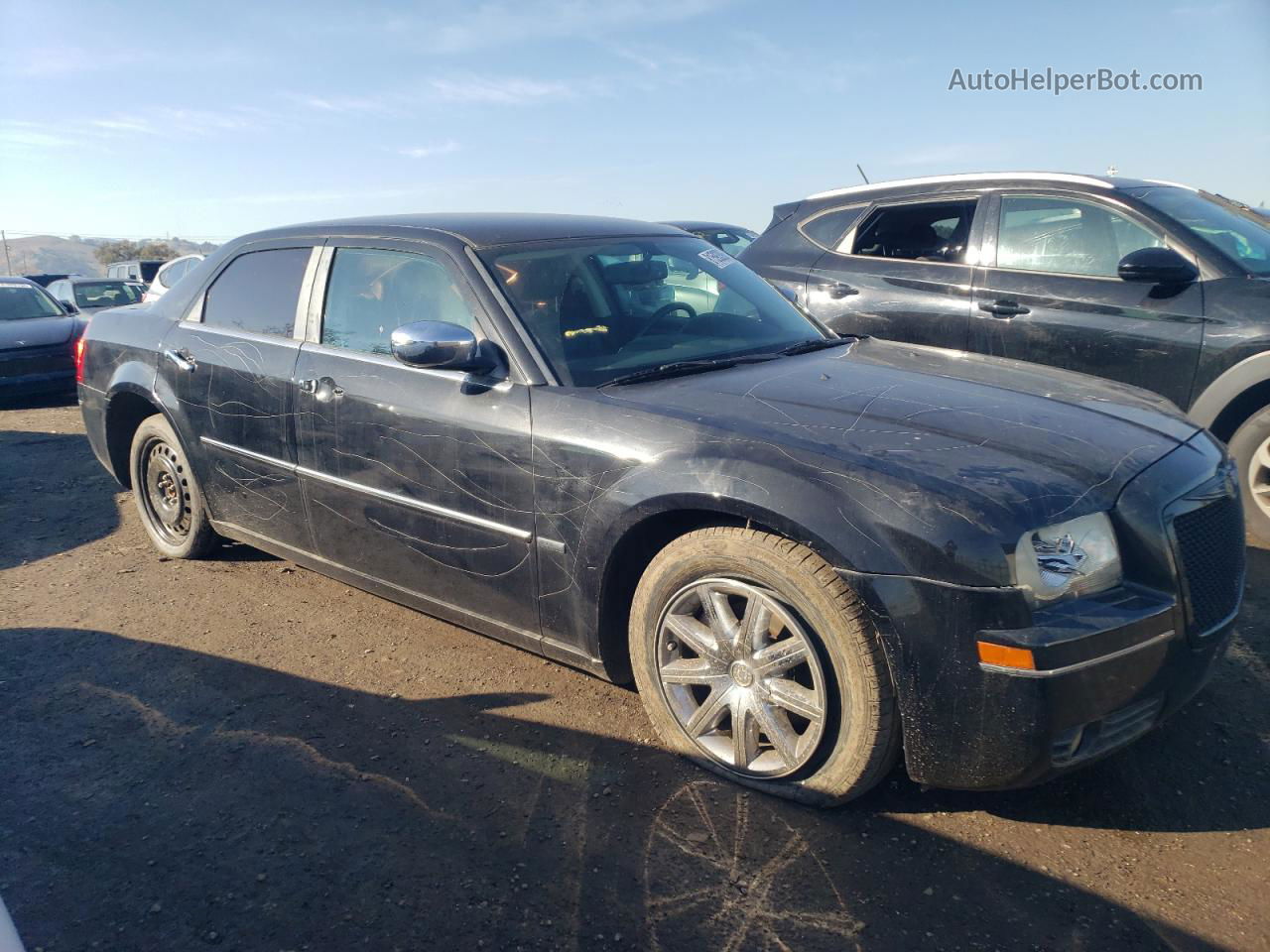 2010 Chrysler 300 Touring Black vin: 2C3CA5CV3AH211385