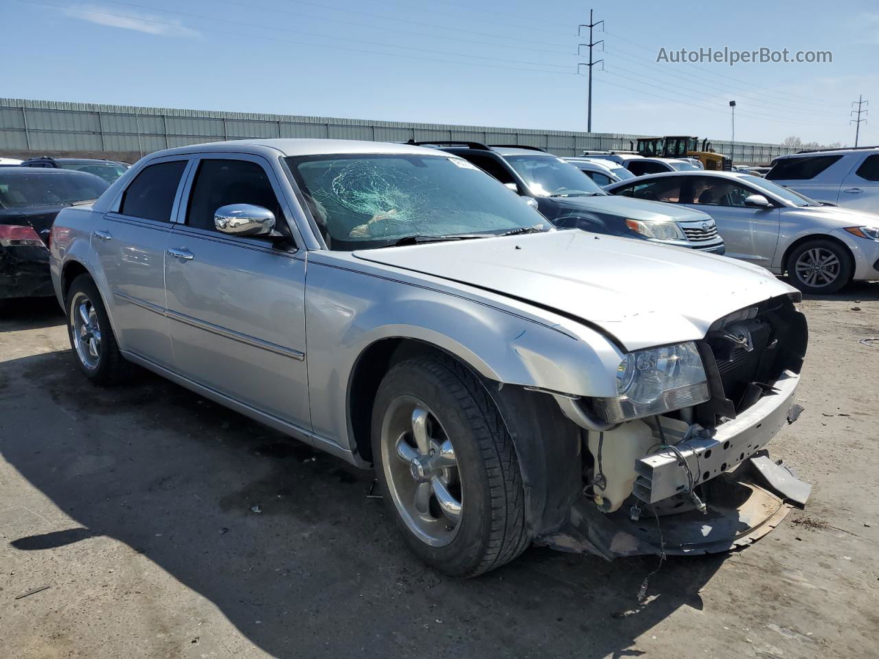 2010 Chrysler 300 Touring Silver vin: 2C3CA5CV4AH185511