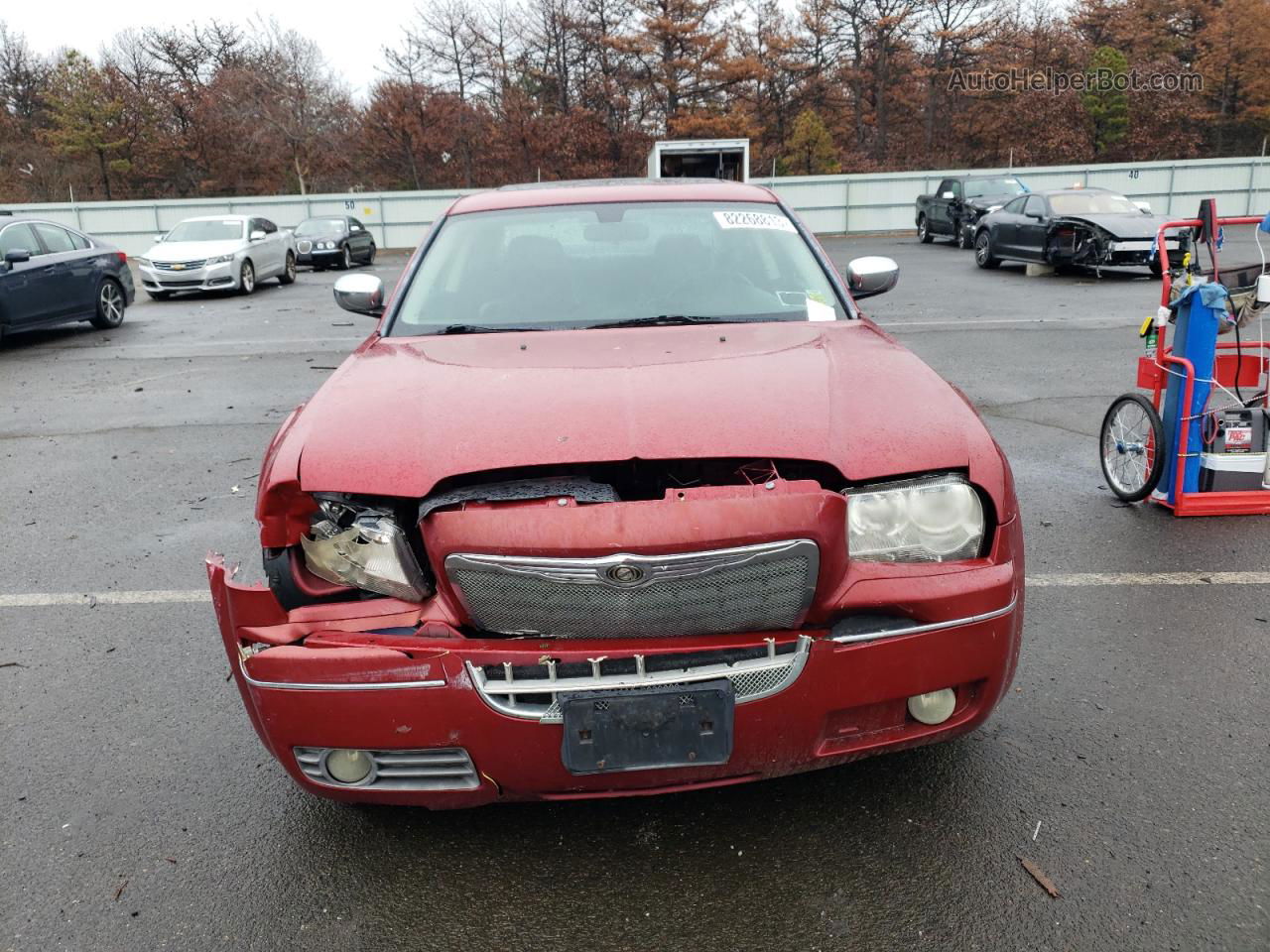 2010 Chrysler 300 Touring Red vin: 2C3CA5CV4AH306912