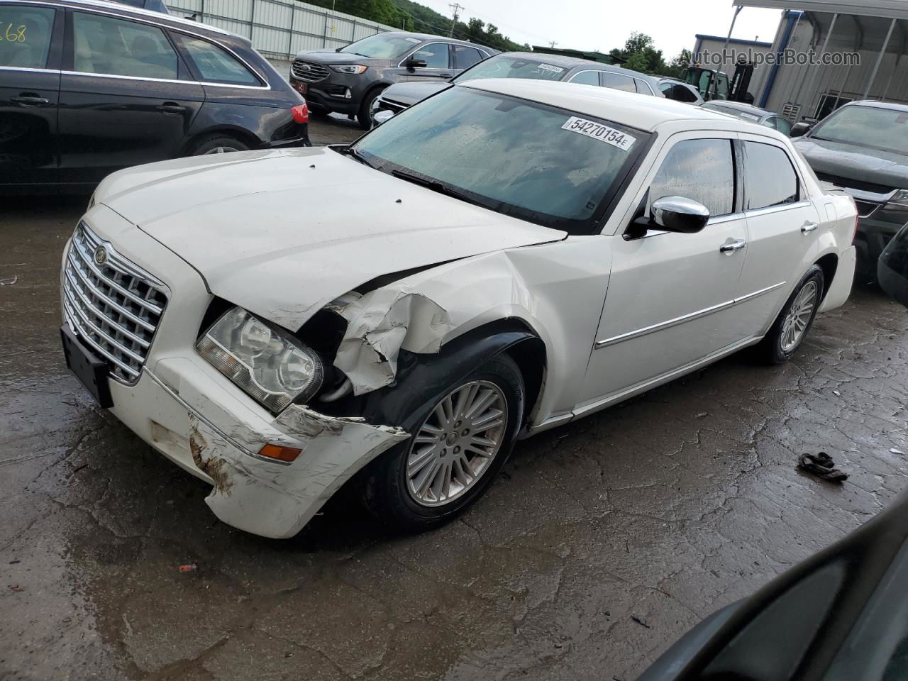 2010 Chrysler 300 Touring White vin: 2C3CA5CV5AH218144