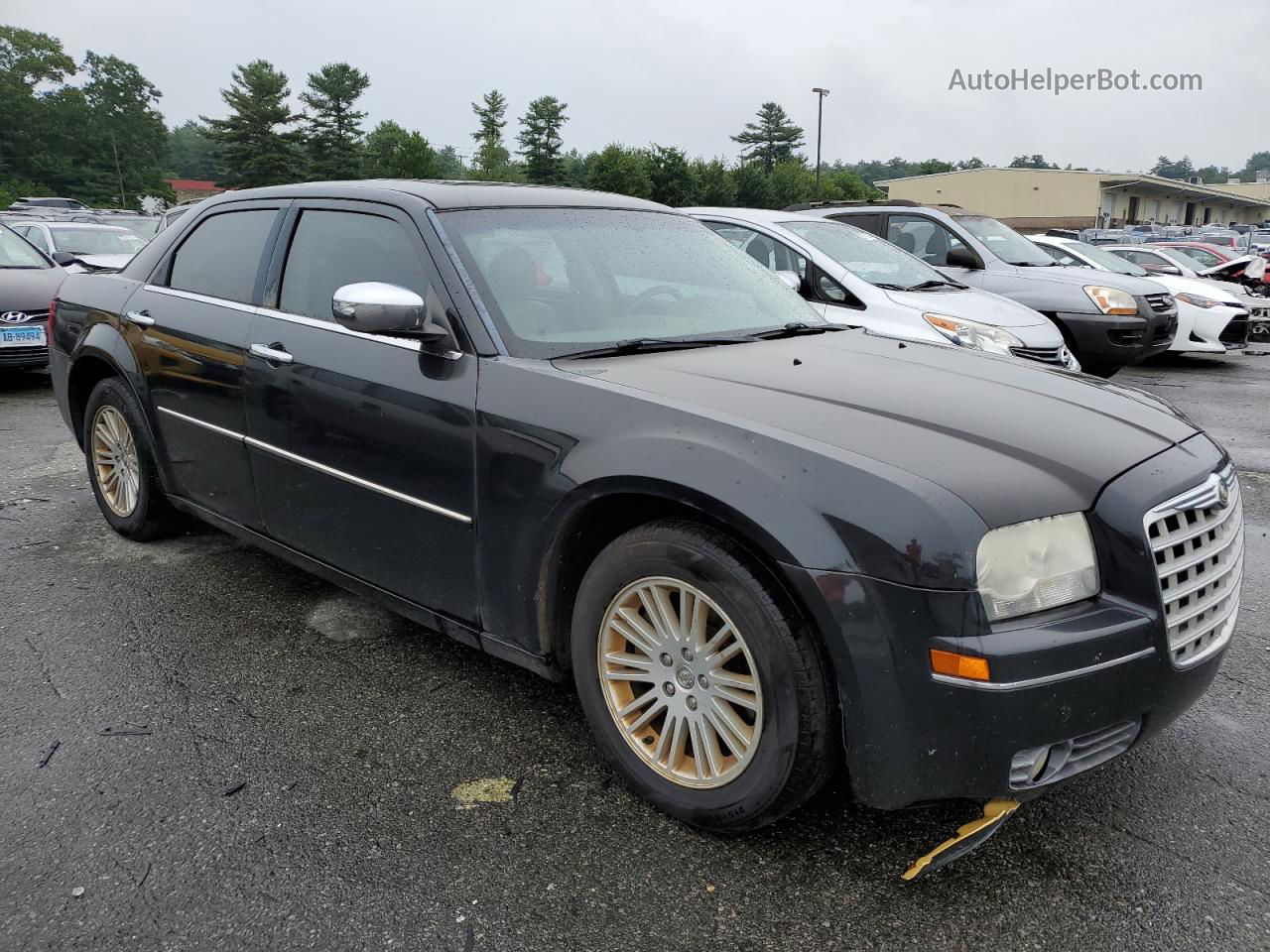 2010 Chrysler 300 Touring Black vin: 2C3CA5CV6AH315515