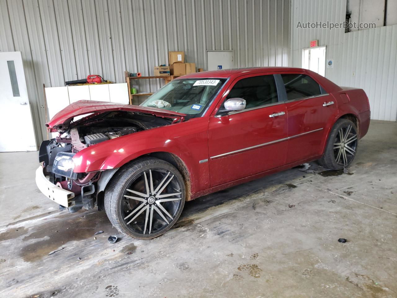 2010 Chrysler 300 Touring Red vin: 2C3CA5CV6AH329236