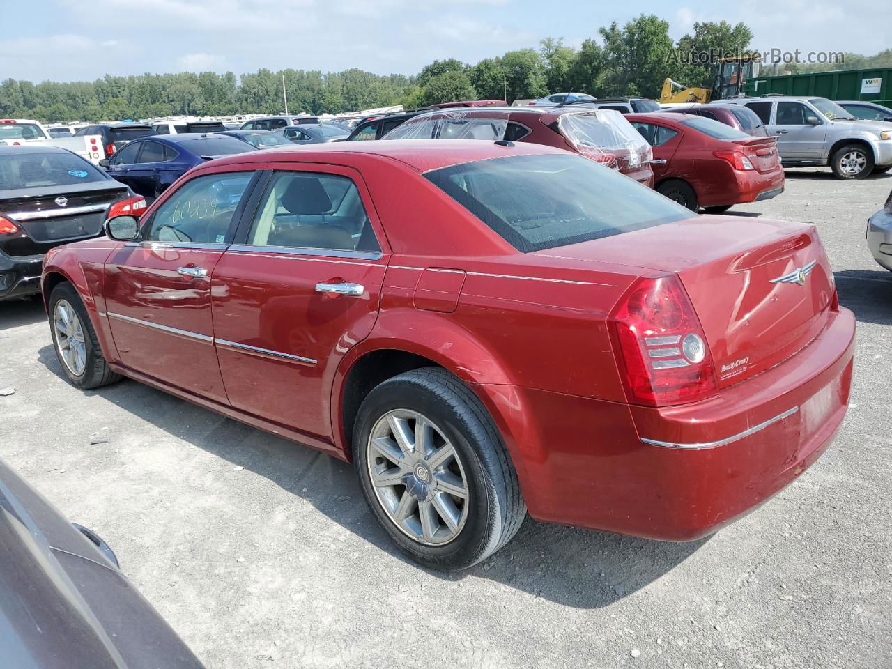 2010 Chrysler 300 Touring Red vin: 2C3CA5CV7AH146783