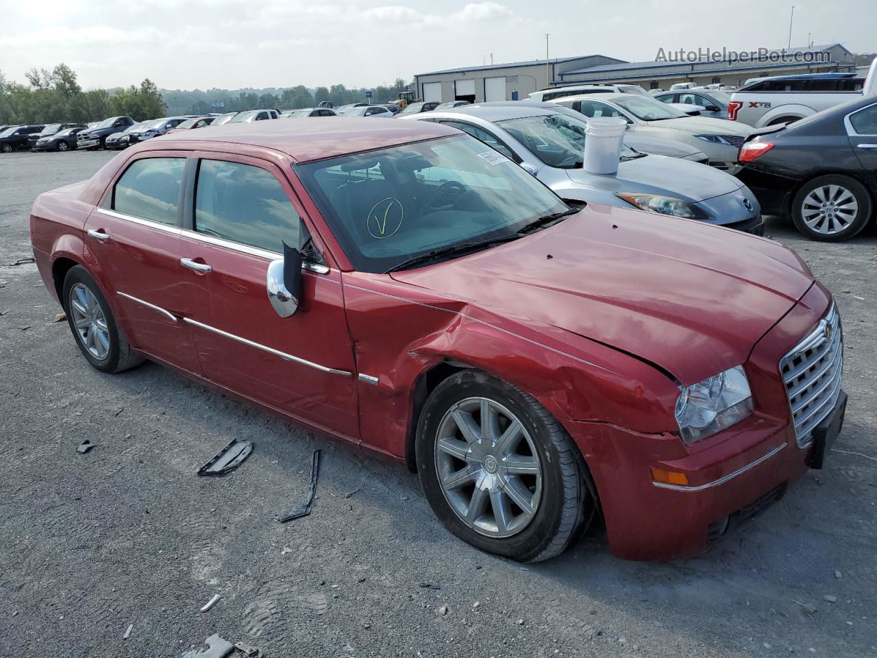 2010 Chrysler 300 Touring Red vin: 2C3CA5CV7AH146783