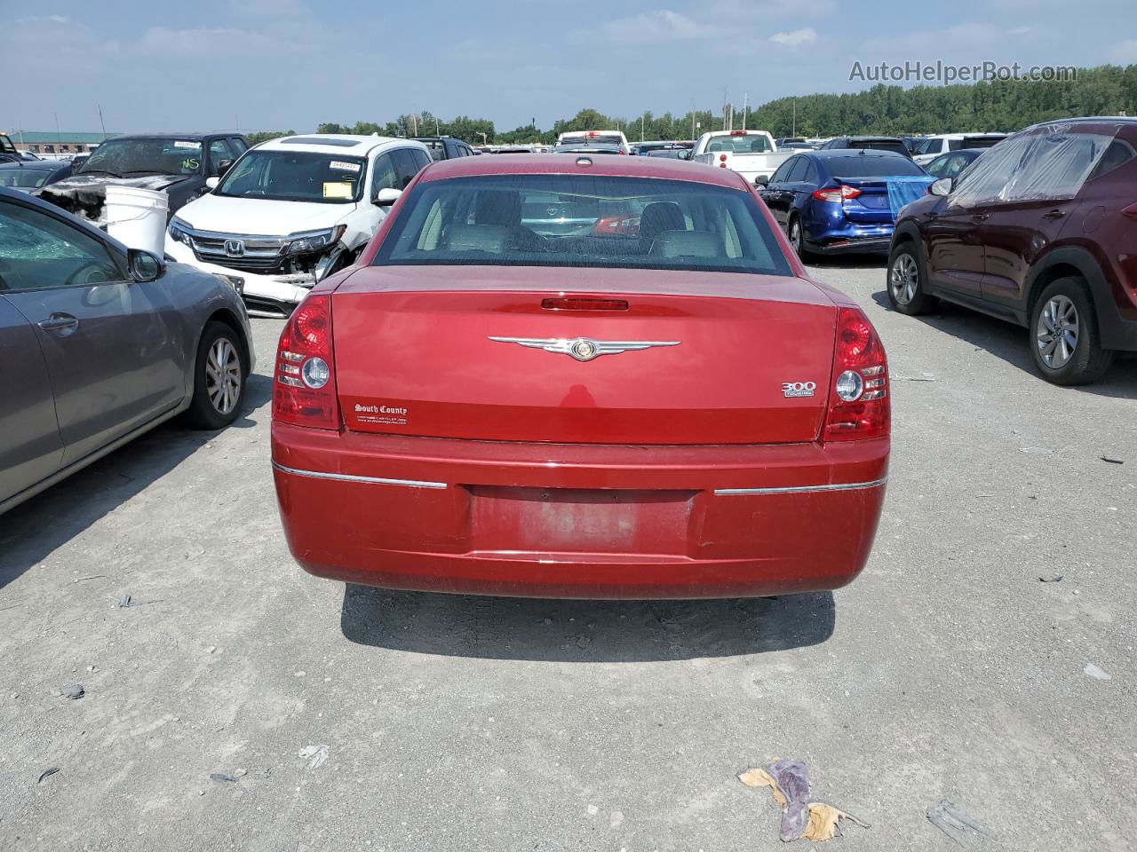 2010 Chrysler 300 Touring Red vin: 2C3CA5CV7AH146783