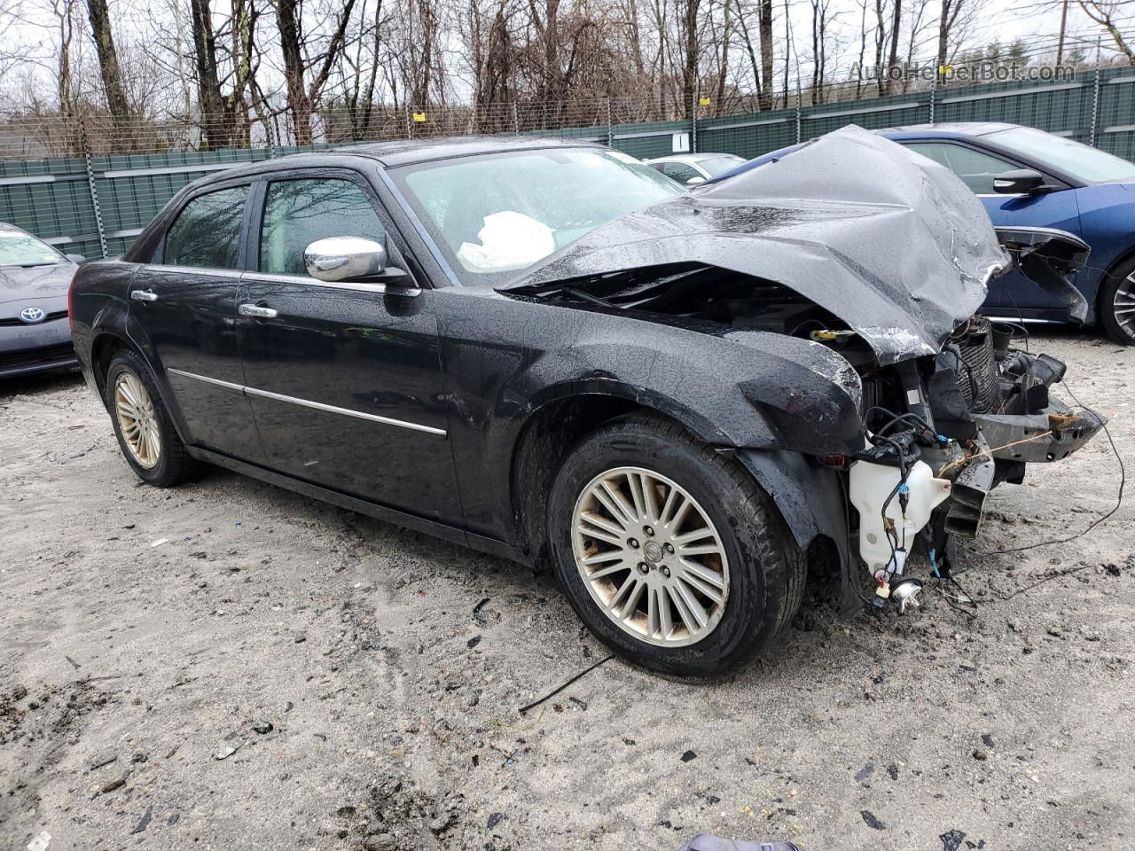 2010 Chrysler 300 Touring Black vin: 2C3CA5CV7AH230439