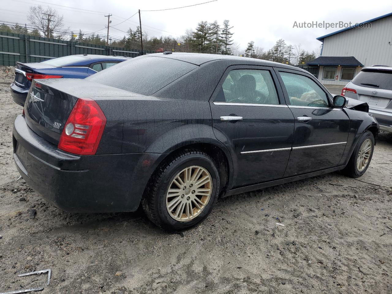 2010 Chrysler 300 Touring Black vin: 2C3CA5CV7AH230439