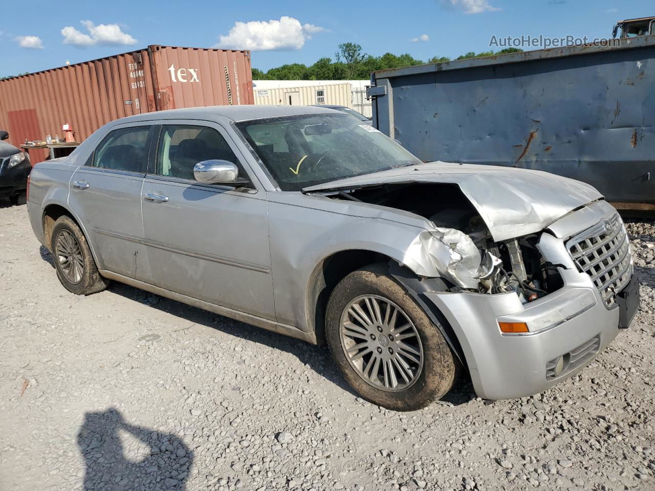 2010 Chrysler 300 Touring Silver vin: 2C3CA5CV8AH167397